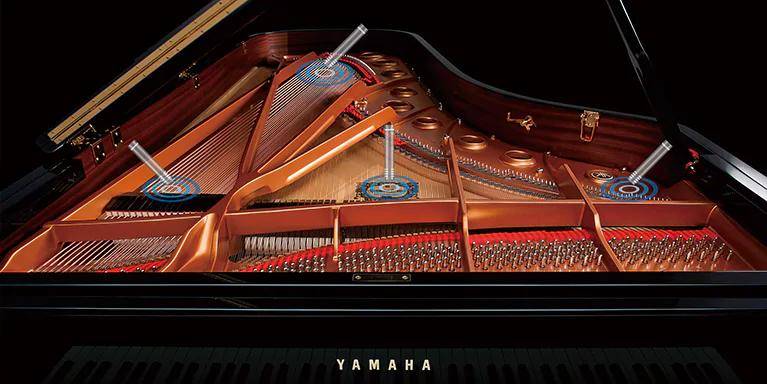 Photo The innovative quad-speaker system syncs with the sampling process to produce remarkable, multi-dimension tonality