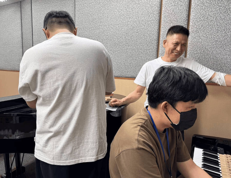 雅马哈钢琴调律师培训班顺利毕业