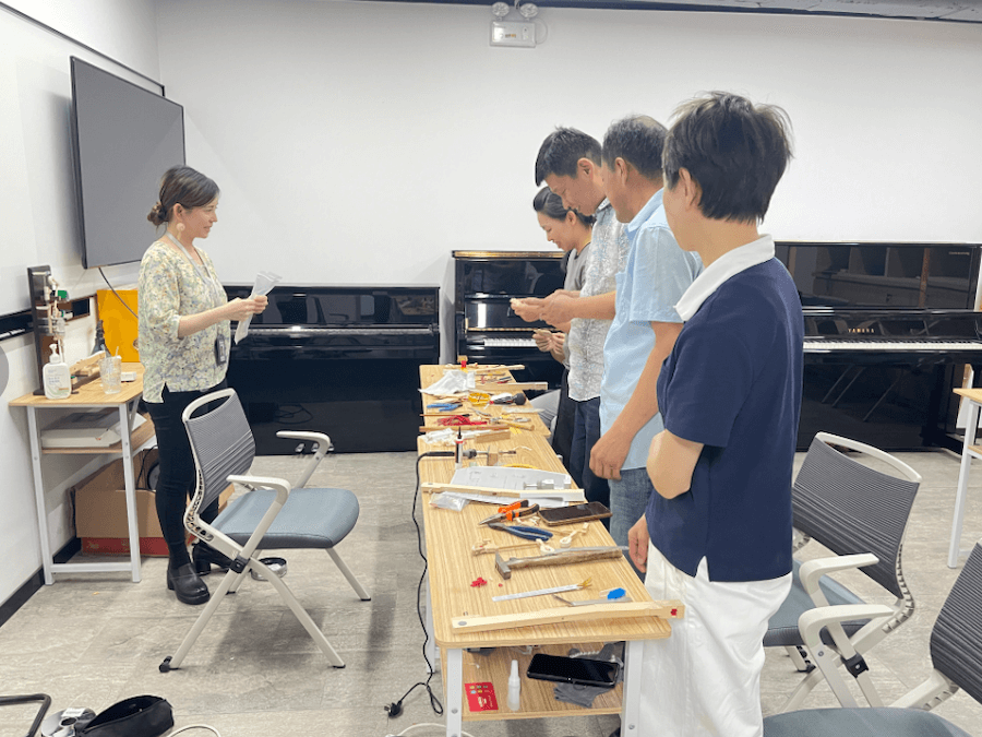 雅马哈钢琴调律师培训班顺利毕业